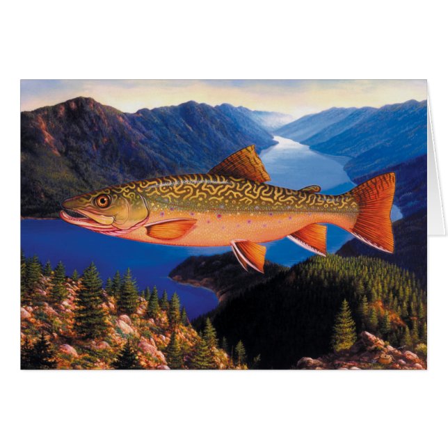 Trout Hälsningskort (Framsidan Horizontal)