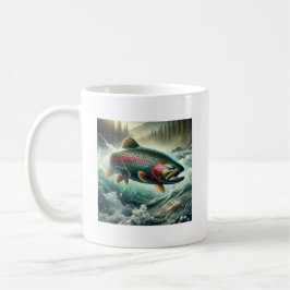 Trout Illustration  Kaffemugg