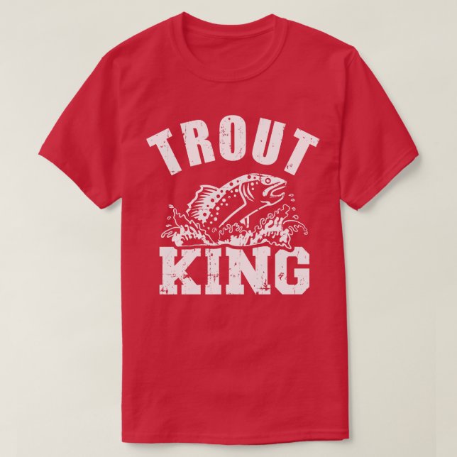 Trout kung t shirt (Design framsida)