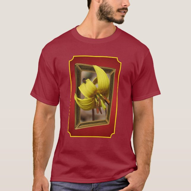 Trout Lily Blomma Utanför Gränserna  T Shirt (Framsida)