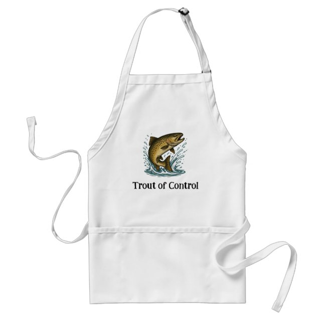 Trout of Control Apron Förkläde (Framsidan)