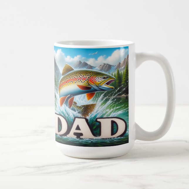 Trout Pappa Kaffemugg (Höger)