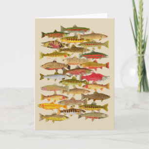 Trout & Salmon Species Kort