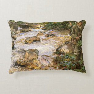 Trout Stream i Tyrol av John Singer Sargent Prydnadskudde