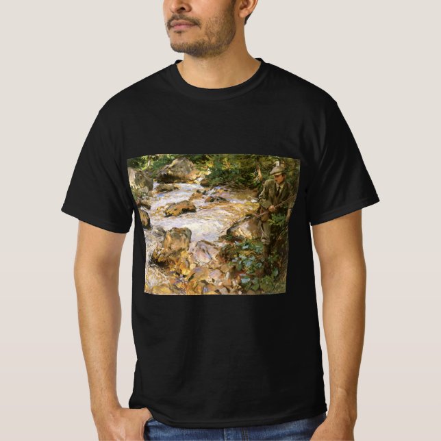 Trout Stream i Tyrol av John Singer Sargent Tee (Framsida)