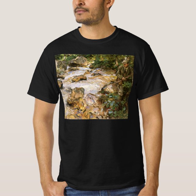 Trout Stream i Tyrol av John Singer Sargent Tee (Framsida)