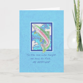 Trout to Brother Birthday Kort