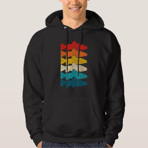 Trout Vintage Fish Flygfiske Fisherman Hoodie