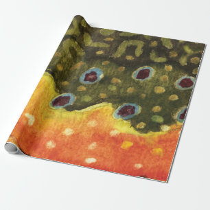 Trout Whisker's Brook Trout Flygfiske Presentpapper