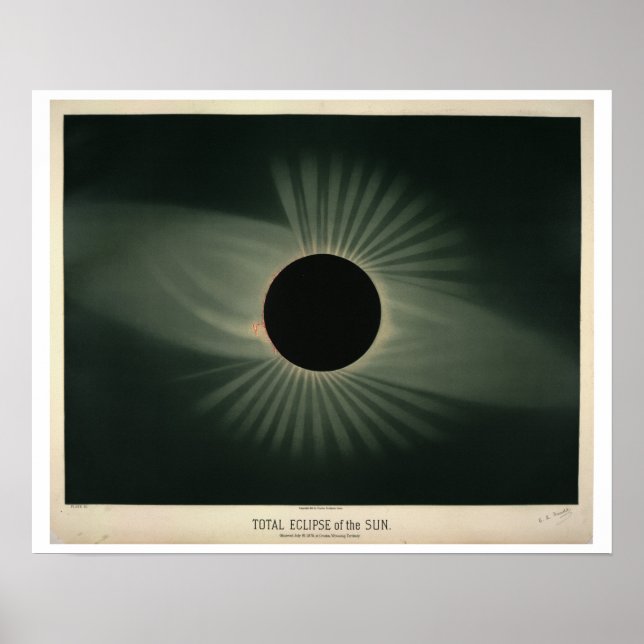 Trouvelot's Eclipse of Sol Poster (Framsidan)