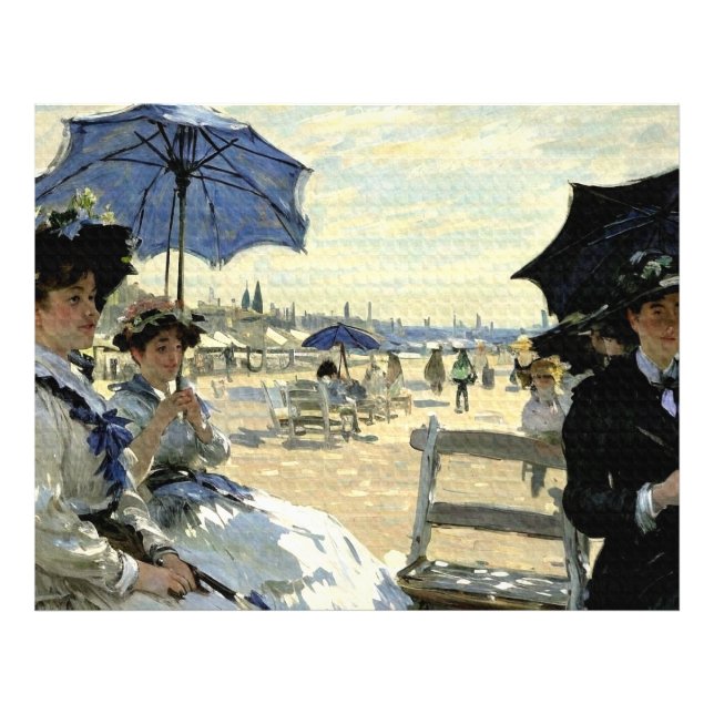 Trouville Beach Fototryck (Framsidan)