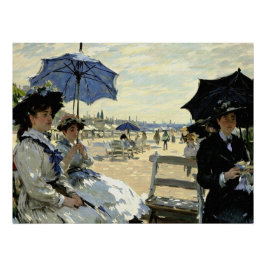 Trouville Beach Perfect Poster