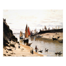 Trouville Breakwater Fototryck