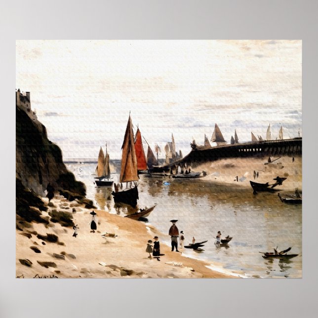 Trouville Breakwater Poster (Framsidan)