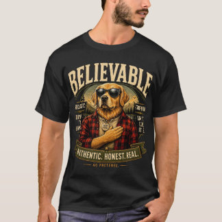 Trovärdig Rolig Ärlig Livsstils T-Shirt