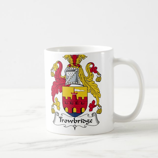 Trowbridge familjvapensköld kaffemugg (Höger)