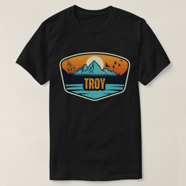 Troy, Idaho T Shirt (Design framsida)