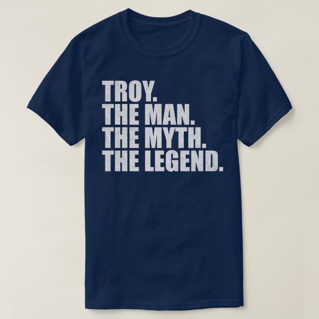 Troy Namn Troy given namn T Shirt (Design framsida)