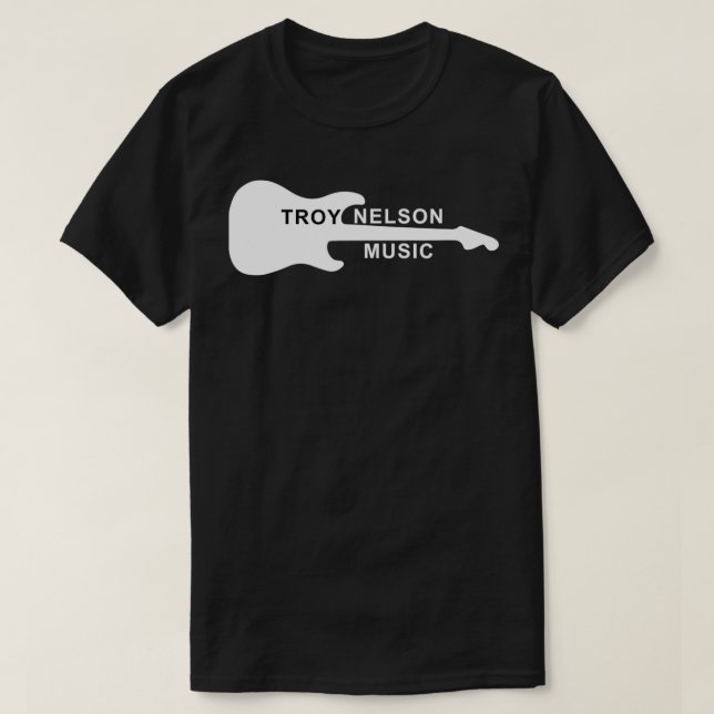 Troy Nelson Music Bold Logotyp T Shirt (Design framsida)