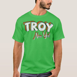 Troy Now York City Vintage Retro Aesthetic T Shirt