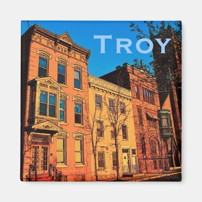Troy (NY) Magnet (Framsidan)