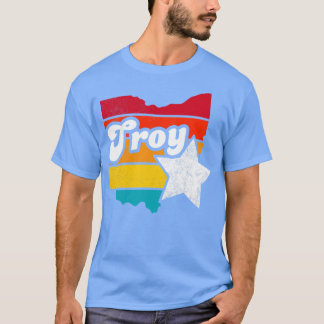 Troy Ohio Vintage Distress Souvenir 2 T Shirt