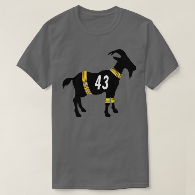 Troy Polamalu GOAT  T Shirt (Design framsida)