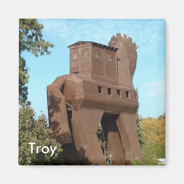 Troyan Horse Magnet (Framsidan)
