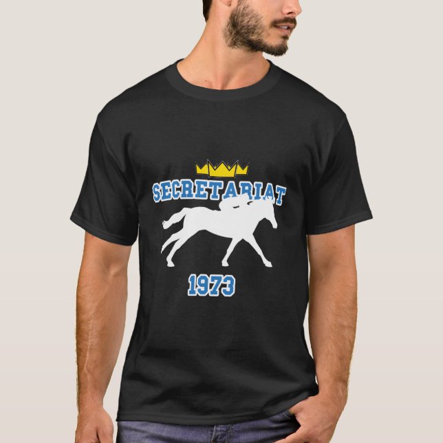 Trpl Crwn Secretariat 1973 T Shirt (Framsida)