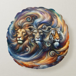 Trreal's Home & Living Decor Pillow Rund Kudde