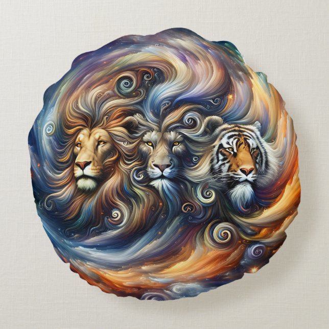 Trreal's Home & Living Decor Pillow Rund Kudde (Baksidan)