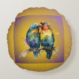 Trreal's Home & Living Decor Pillow Rund Kudde