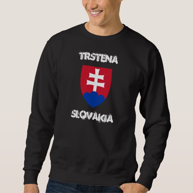 Trstena, Slovakien med vapensköld Långärmad Tröja (Framsida)