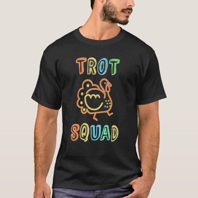 TRT SQUAD Personal Fitness som kör Springa Coa i T Shirt (Framsida)