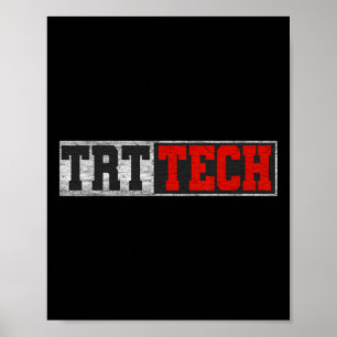 Trt Tech Funny Fitness Workout Coola Gym Poster
