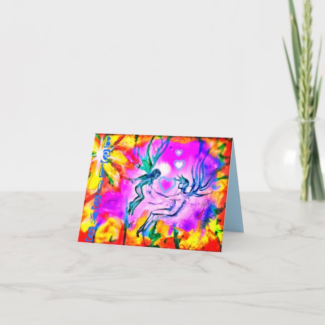 TRUBELIEVE ÄLVORS GREETARD KORT (Framsida)