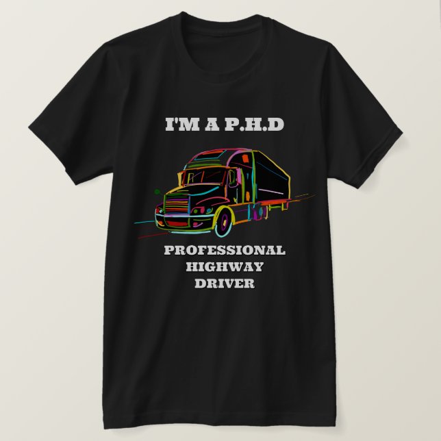 TRUCING PHD T SHIRT (Design framsida)