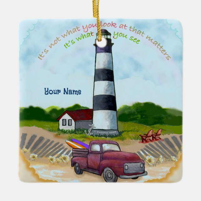 Truck Choice  lighthouse ornament  (Framsida)