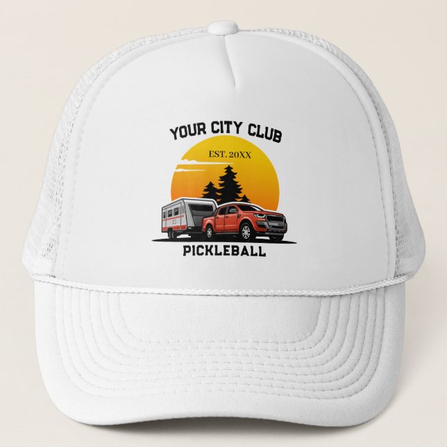 truck drive Club Trucker Hat Keps (Framsida)