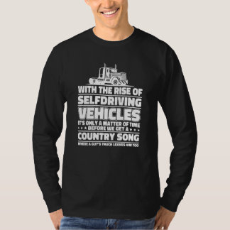 Truck Driver Rig  Trucking Old Man Trucker T Shirt