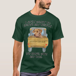 Truck Driving Dog Chesapeake Bay Retriever  T Shirt