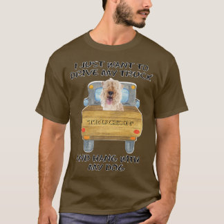 Truck Driving Dog Lakeland Terrier2802 T Shirt