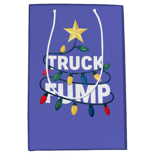 Truck Fump Minimal Art Xmas Lights And Star (Framsidan)