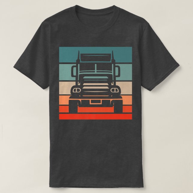 Truck Retro Style Vintage2831 T Shirt (Design framsida)