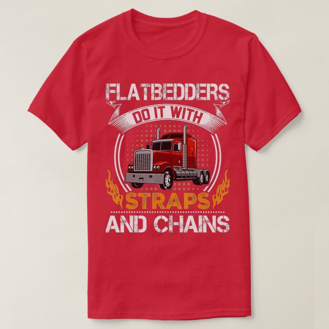 Truckande fladderare gör det med remburs Tru T Shirt (Design framsida)
