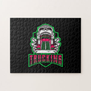 Truckande Transport-pussel Pussel