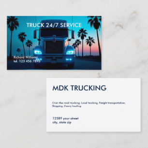 Truckande Transport Visitkort
