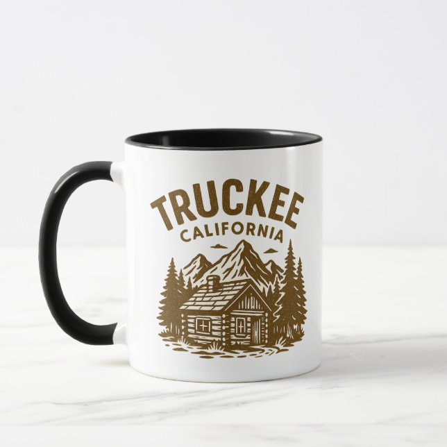 Trucke, CA Souvenir Mugg (Vänster)