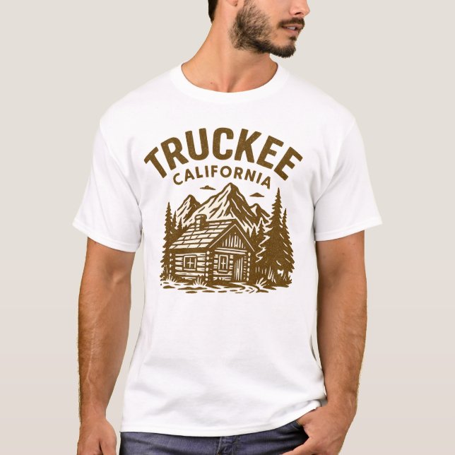 Truckee, CA Souvenir T-Shirt (Framsida)