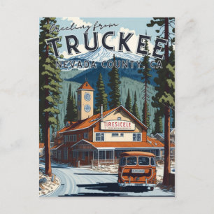 Truckee, CA Vykort